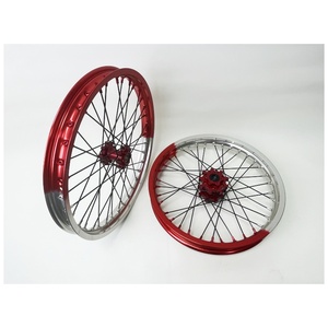 Jantes Supermoto en aluminium CNC 17x3.0 17x5.0, anodisées bicolores, pour moto <span class=keywords><strong>125cc</strong></span> 250cc 450cc 530cc - Product Image 4