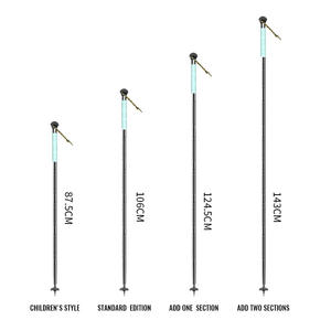 Bastón de Senderismo de Aleación de Aluminio G04-D, Plegable en 4 Secciones, Multifuncional, con Cuchillo y Destornillador - Product Image 2