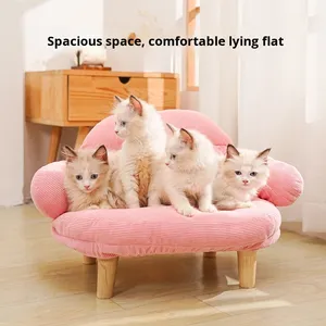TongMao Four-season Universal <strong>Cat</strong> Dog Sofa Cushion Pet <strong>Bed</strong> Removable Washable PP Cotton <strong>Cover</strong> Assembly Required Dropshipping - Product Image 2