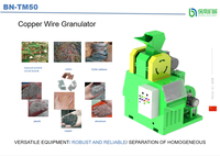 Machine de recyclage automatique de fil de cuivre, granulateur de cuivre pour le recyclage des câbles usagés, certifiée CE