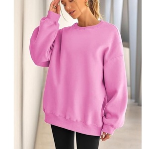 Meilleure qualité coton femmes sweats impression personnalisée broderie Logo uni noir sweat fabrication directe en usine de BD - Product Image 6