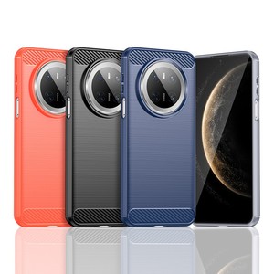 <span class=keywords><strong>Coque</strong></span> de téléphone en <span class=keywords><strong>silicone</strong></span> souple intégrale en fibre de carbone de luxe pour <span class=keywords><strong>Huawei</strong></span> Mate 70 Pro Pura 70 Ultra P40 Nova 11 P Smart 2021 - Product Image 1