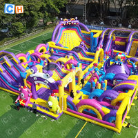 Maison gonflable de rebond de parc de terrain de jeu de parc gonflable d'école avec la glissière pour le terrain de jeu d'école