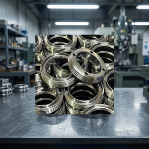 บริการงานกลึง CNC แบบกำหนดเองของ SHIVCNC สำหรับชิ้นส่วนเหล็กกล้าไร้สนิม - การเจาะที่มีความแม่นยำสำหรับงานกลึงในอุตสาหกรรม - Product Image 1