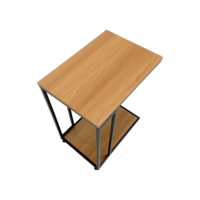 Table d'appoint moderne de style nordique, luxe léger, en forme de C, avec métal, pour lit, canapé ou salon