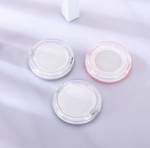 High Quality Customized 5G Ultra-Thin Mirror Convenient Empty Powder Box Elastic Mesh <b>Mini</b> Belt Plush Glass <b>Bottles</b> Loose Powder - Product Image 6