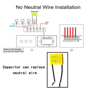 Безопасный конденсатор 275VAC 225 2,2 uF 3,3 uF 4,5 uF 4,7 UF полипропиленовая пленка емкость 27 мм Шаг 3,3 uF реактор Zigbee умный переключатель - Product Image 4