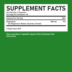 Capsules de complexe de magnésium OEM ODM avec citrate de magnésium pour soutenir la santé osseuse, capsules de glycinate de magnésium - Product Image 2