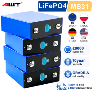 Stock UE AWT 2026 Nouvelle Arrivée EV E MB31 Plus de 8000 Cycles de Vie <span class=keywords><strong>Batterie</strong></span> Lithium LiFePO4 Neuve Grade A 3.2 V 314 <span class=keywords><strong>Ah</strong></span> - Product Image 1