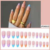 Qianya lujo largo ataúd prensa en las uñas forma de bailarina gótico diseño elegante para boda fiesta noche Club al por mayor