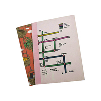 Umweltfreundliches Recycling-Papier Notizbuch A5 24 Seiten Flachliegendes Design für Nachhaltige Bürobedarf