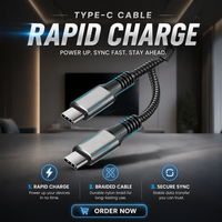 Câble USB Type-C vers Type-C, charge rapide 240W 5A, tressé, PD 3.1, personnalisé, 1m