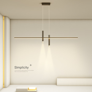 Lampada a sospensione minimalista nordica moderna semplice <span class=keywords><strong>tavolo</strong></span> <span class=keywords><strong>da</strong></span> <span class=keywords><strong>pranzo</strong></span> bancone Bar luce a sospensione Design creativo e unico lampadario - Product Image 2