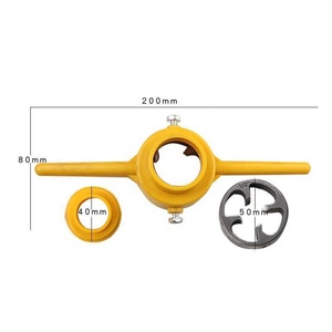 Набор из 6 ручных инструментов для нарезания конических резьбовых соединений на пластиковых трубах (ПВХ/NPT) и пластинчатых резьбовых соединений для водопроводных труб - Product Image 2