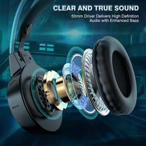 Almacén en el extranjero <span class=keywords><strong>Onikuma</strong></span> X15 <span class=keywords><strong>PRO</strong></span> Auriculares con cancelación de ruido con micrófono Auriculares para juegos con luz LED para auriculares para juegos PS4 - Product Image 3