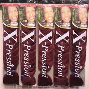 Vente en gros de tresses synthétiques haute température de 82 pouces, 165g/paquet, extensions de <span class=keywords><strong>cheveux</strong></span> X-Pression pour tresses africaines - Product Image 3