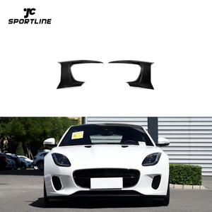 Moldura de Parachoques Delantero de Fibra de Carbono Seca para <span class=keywords><strong>Jaguar</strong></span> <span class=keywords><strong>F</strong></span>-<span class=keywords><strong>Type</strong></span> X152 Base Coupé 2 Puertas <span class=keywords><strong>2020</strong></span>-2021 - Product Image 1