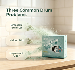 Tablettes de nettoyage pour <span class=keywords><strong>lave</strong></span>-<span class=keywords><strong>linge</strong></span> en gros, approvisionnement direct usine, nettoyage en profondeur, détartrage, désodorisation, dissolution rapide, OEM personnalisé - Product Image 1