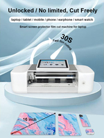 Cortadora de Película de Hidrogel Compacta de Escritorio, Máquina para Hacer Protectores de Pantalla de Gran Formato de 16 Pulgadas, Plotter de Película Inteligente Portátil