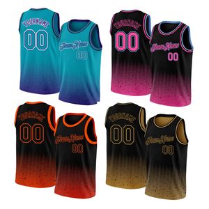 FQ مخصص التدرج اللون قمصان كرة السلة الفانيلة سريع الجفاف كرة السلة قمم الزي الحرارة نمط بالتسامي كرة السلة Singlets - Product Image 1