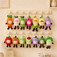 Groothandel pluche speelgoed Kawaii pluche sleutelhangers speelgoed pluche fruit speelgoed pluche sleutelhangers speelgoed voor kinderen