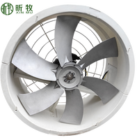 Ventilateur monté au plafond à flux axial AC pour l'échappement de ventilation d'aspiration d'air pour l'usine de fabrication de construction OEM et ODM pris en charge