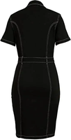 Dernière conception de robe bleue Jupes en jean longueur au genou pour filles pour femmes Jeans côtelés Robes longues à boutonnage multiple pour femmes