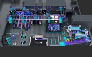 Nouveau parc de trampoline d'aventure commerciale professionnelle avec des cours de corde <span class=keywords><strong>Ninja</strong></span> Warrior - Product Image 5