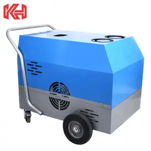 Kuhong 3kw 150bar high pressure cleaner car washer diesel fuel electric hot water pressure washer for home and commercial use