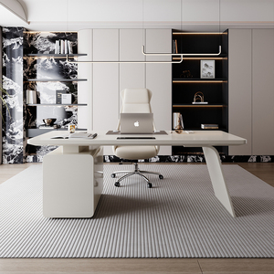 <span class=keywords><strong>Escritorio</strong></span> de oficina moderno, mueble ejecutivo básico <span class=keywords><strong>blanco</strong></span> de lujo, gerente de CEO, <span class=keywords><strong>escritorio</strong></span> de oficina con cajones - Product Image 3