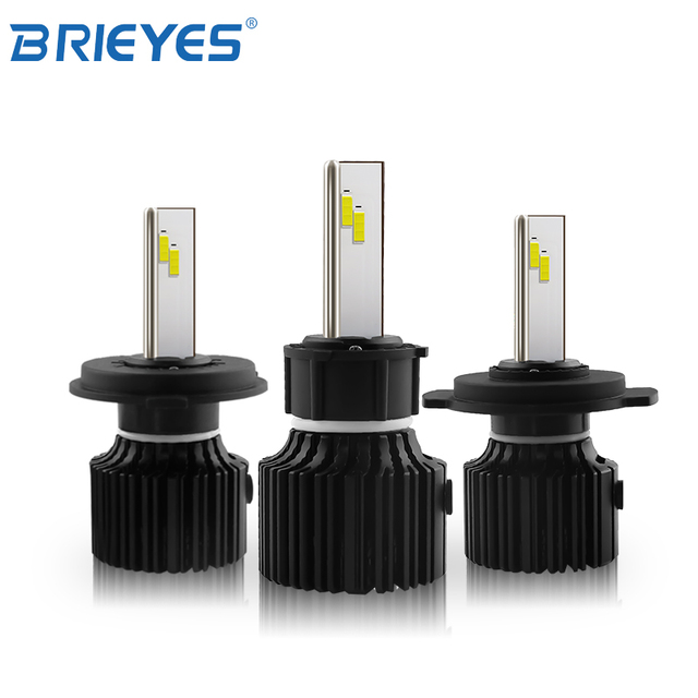 High Power 50W Universal Design Front Motorcycle LED Head Lamp with Dual Cooper S25 P43T H4 P15D BA20D IP65 Waterproof 5000LM