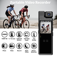 Mini cámara corporal L9WIFI WiFi 1080P, grabadora de video portátil HD con pantalla lateral, cámara de acción inalámbrica con control por aplicación para reuniones al aire libre.