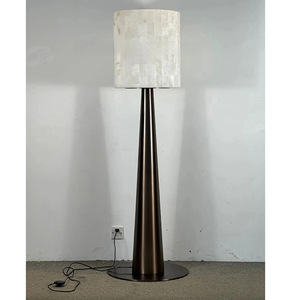 Natural Marble Floor <b>Lamp</b> Led Light Source 220V For Living Room Hotel Bedroom <b>Study</b> Designer Chinese Style - Product Image 3