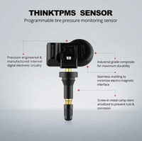 THINKCAR THINKTPMS S3 Capteur de pression des pneus de voiture en caoutchouc noir 315MHz 433MHz Programmable Fonctionne avec l'outil Thinkcar Tpms