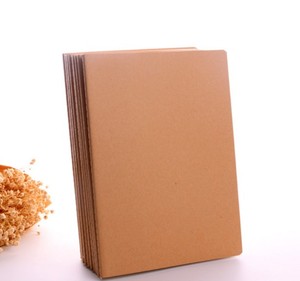 Bán buôn mềm Kraft Giấy bìa <span class=keywords><strong>A4</strong></span> A5 B5 máy tính xách tay với 40 Sheets cai trị dòng trống Nhật Ký Lưu ý cuốn sách cho các trường học - Product Image 2