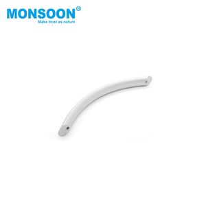 Poignée de meuble de style simple pour salon, poignée de tiroir de placard d'hôtel, poignée de meuble de cuisine en alliage d'aluminium à tube rond pour école - Product Image 6