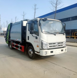 Camión de Basura Compactador Móvil FOTON de 8 Toneladas y 8 m³ para Recolección de Residuos, Precio Económico, Fabricado en China - Product Image 1
