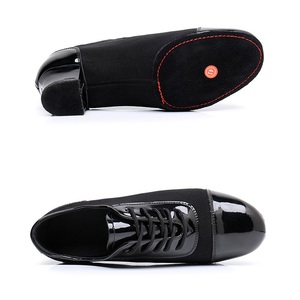 Chaussures de danse professionnelle de salle de bal pour hommes Chaussures de danse d'entraînement en tissu Oxford à semelle souple - Product Image 5