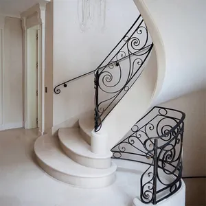 Metall Treppen geländer und Geländer Home Decoration geschmiedete Balustraden