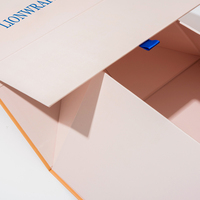 Boîte cadeau magnétique premium LionwrapacK, boîte d'emballage en papier pliable personnalisée, boîte d'expédition pour vêtements, impression de logo, FSC