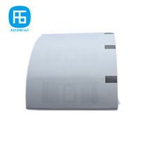 Étiquette de soin tissée RFID en textile lavable personnalisable Étiquettes de blanchisserie UHF passives à longue portée Fréquence 860-960MHz
