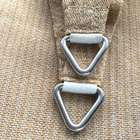 2024 nouveau haute résistance HDPE respirant voile de soleil filet d'ombrage Rectangle Triangle Type voiles d'ombrage pour jardin Patio tissé techniques