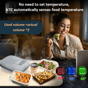 Calentador de Comida Portátil USB OEM, Reutilizable, a Prueba de Fugas, con Estuche Rígido, <span class=keywords><strong>para</strong></span> Hogar, Auto, Escuela y Uso <span class=keywords><strong>en</strong></span> Exteriores, Ideal <span class=keywords><strong>para</strong></span> Regalo - Product Image 3