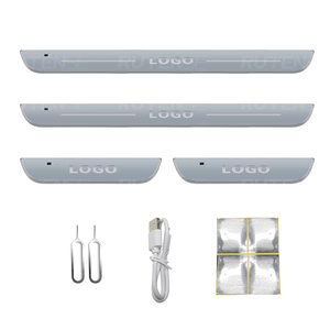 RUTENSE car atmosphere lights welcome Sill Light lampada a pedale ricaricabile dream color Wireless LED <span class=keywords><strong>luci</strong></span> Decorative per porte <span class=keywords><strong>auto</strong></span> - Product Image 1