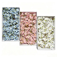 Bouquet de fleurs de savon de begonie faites à la main, style naturel réaliste, 50 pièces, accessoires de bricolage, matériaux pour fleurs artificielles, directement de l'usine