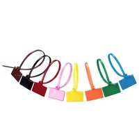 100 attaches-câbles de 6 pouces, étiquettes de câbles 2,5*150, attaches-câbles colorées, étiquettes en nylon, étiquettes en plastique