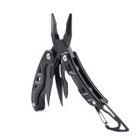 Hongrui 9 en 1 poignée en aluminium tactique randonnée multifonction survie en plein air pliant Camping pince multi-outils