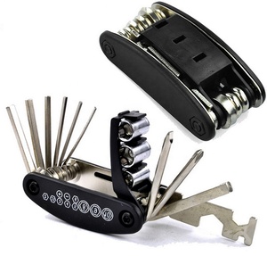 AJOTEQPT Multifonctionnel Combiné à Un Mot Croix Clé À Douille Hexagonale 16 En 1 Outil <span class=keywords><strong>De</strong></span> Réparation <span class=keywords><strong>De</strong></span> <span class=keywords><strong>Vélo</strong></span> - Product Image 1