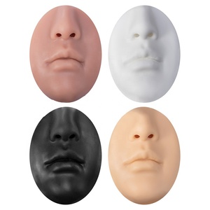 Modèle <span class=keywords><strong>de</strong></span> visage en silicone souple Gaby, nouveau design, faux piercing réel, modèle <span class=keywords><strong>de</strong></span> piercing artificiel, outil <span class=keywords><strong>de</strong></span> présentation, bijoux - Product Image 3