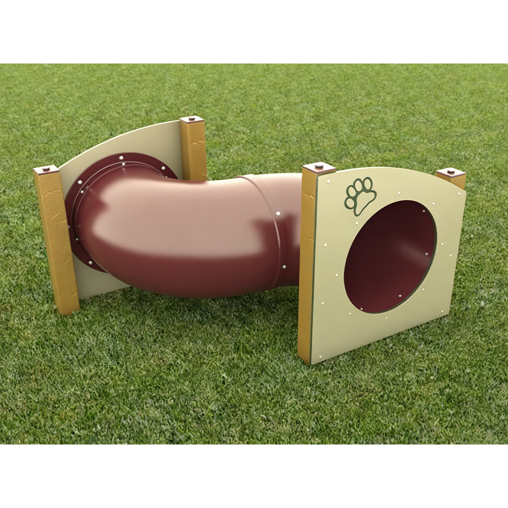 Tunnel pour animaux de compagnie marron